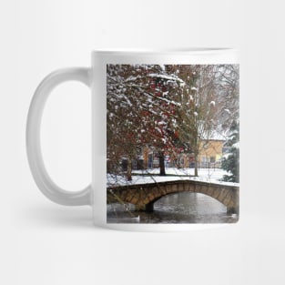 Bourton on the Water Christmas Tree Cotswolds Mug